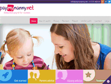 Tablet Screenshot of paymynanny.net